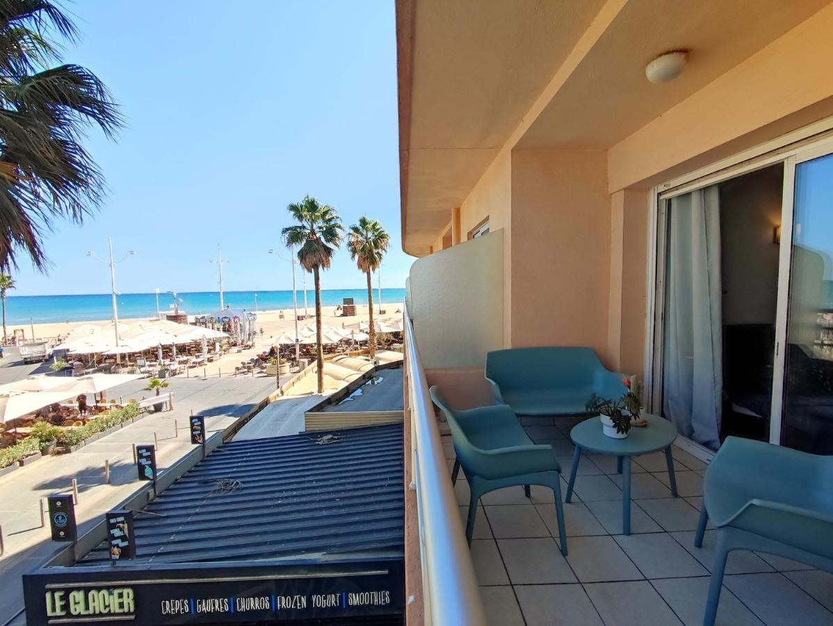 Superbe T2 Vue Mer Avec Ascenseur Canet-en-Roussillon Exteriör bild